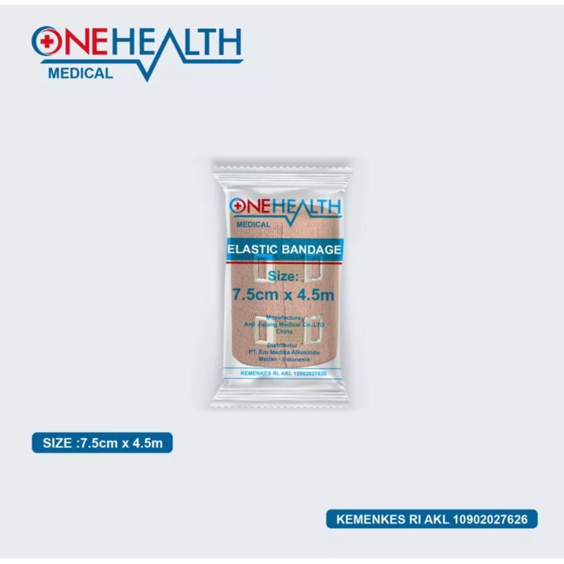 elastic bandage 7.5cm  verban / verban elastis / perban elastis onehealth