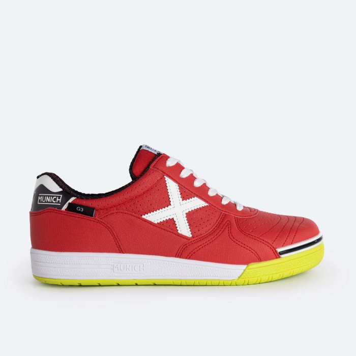 X Munich Sepatu Futsal G3 Profit 55 - Red Yellow
