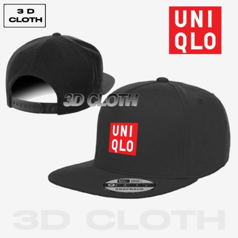 Topi snapback premium/Topi hiphop casual fashion style pria wanita/UNIQLO