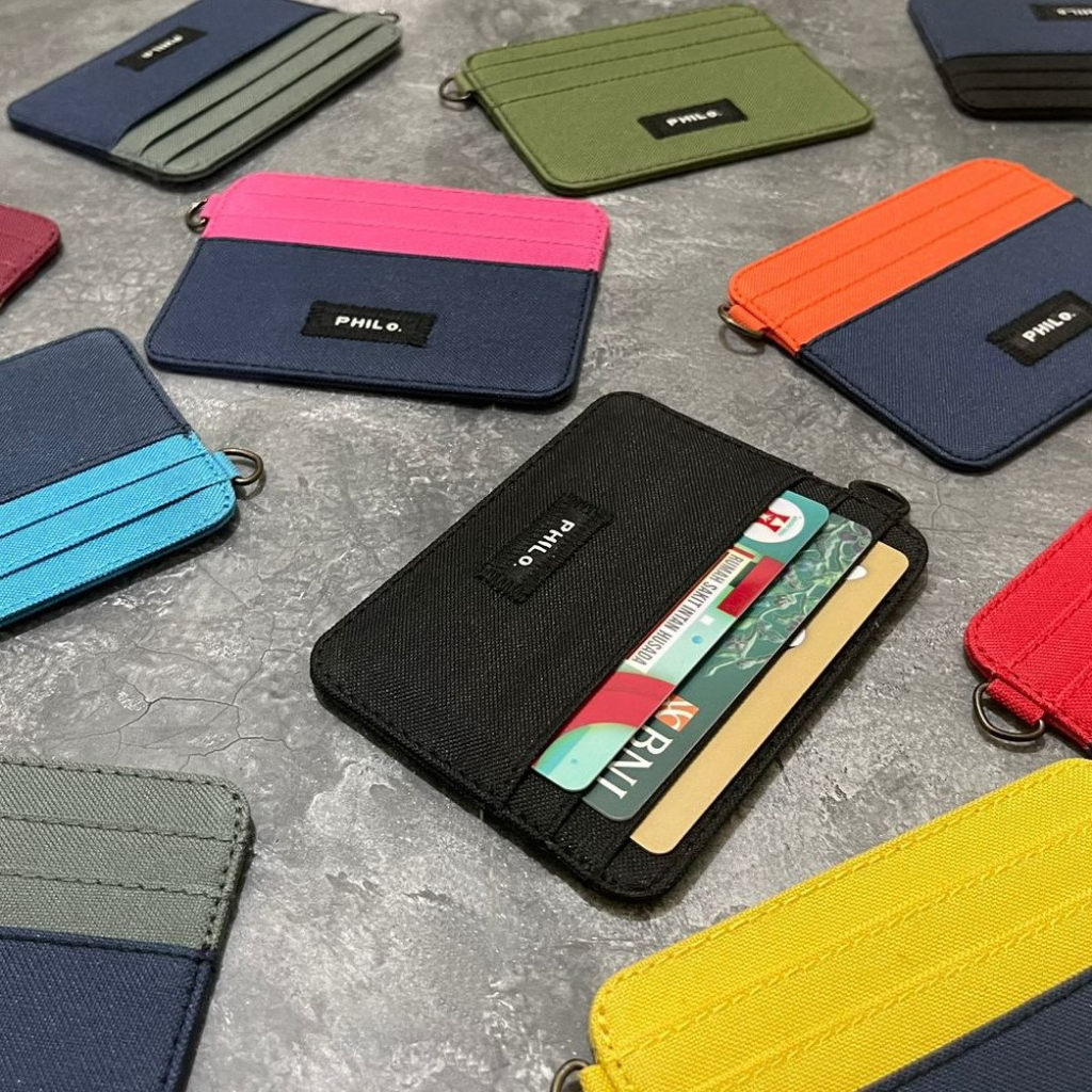 dompet kartu slim - card wallet - simple wallet kain cordura PHWL738