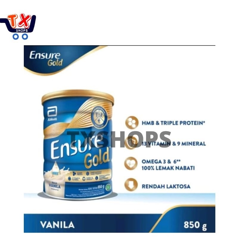 

Ensure Vanilla Vanila Coklat Gold Vanilla 800 850 900 gram/ 800 850 900gr