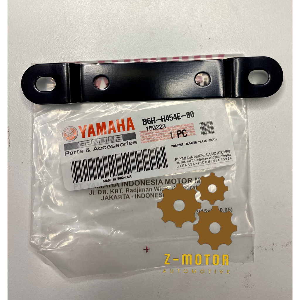 Besi Dudukan Breket Pegangan Plat Nopol 2DP dan B6H Alas Nomer Polisi Nomor Depan NMAX 150 NEW NMAX 