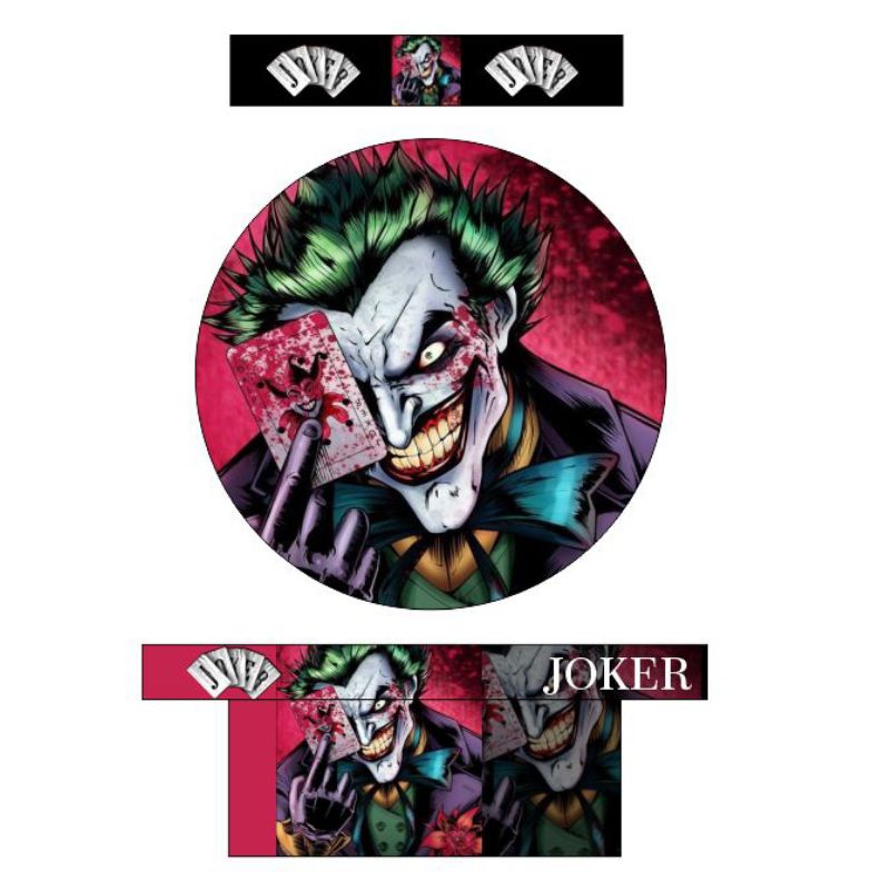 STIKER KANDANG LOVEBIRD BUAT TEBOK PVC CIN"SMOK' BATMAN.