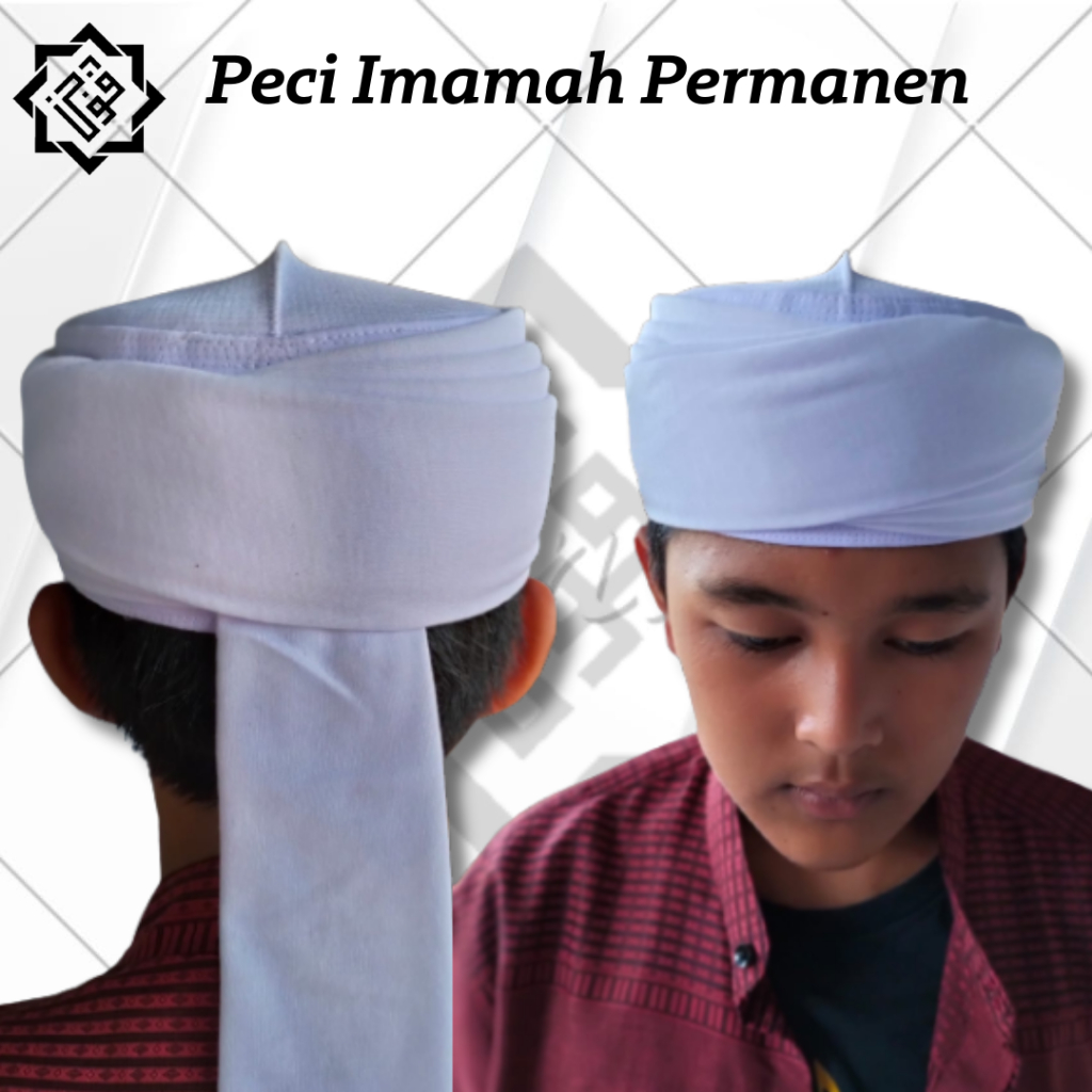 Peci Imamah Permanen Panjang 3 Meter Peci Imamah Peci Imamah Anak Laki Laki Peci Imamah Permanen Dws