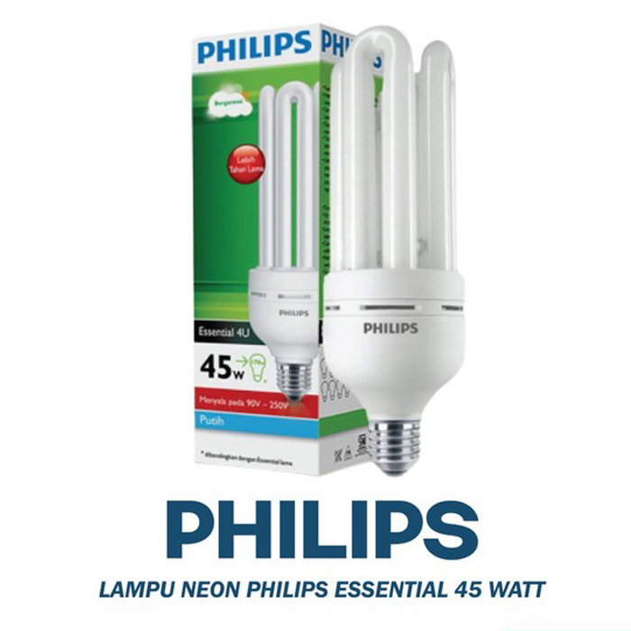 Lampu PLC LED Philips/Bola Lampu LED Philips/Bohlam LED Philips 4U
