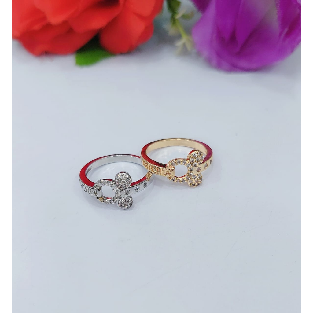 Cincin Xuping Permata Lapisa Emas Perhiasan Fashion R152 153 154