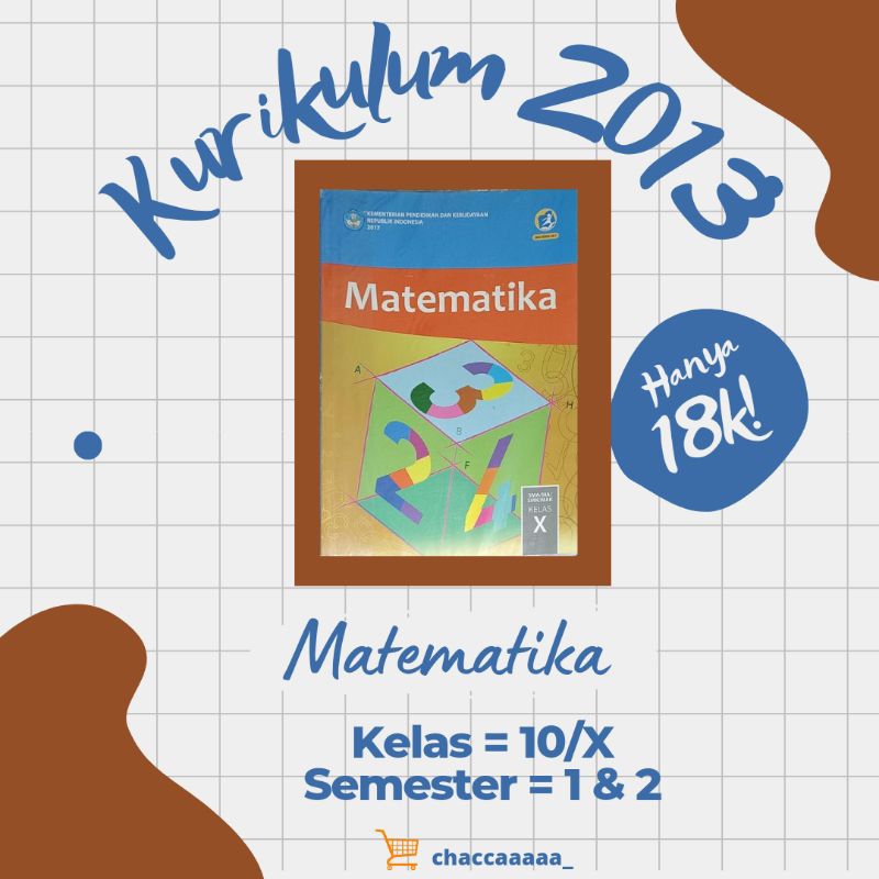 Buku pelajaran Matematika SMA kurikulum 2013 kelas 10