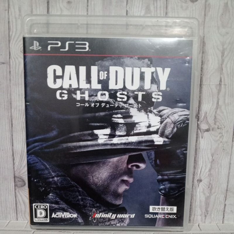 BD CD KASET ORIGINAL PS3 Call of Duty Ghost Jpn Bahasa Jepang lengkap manual book