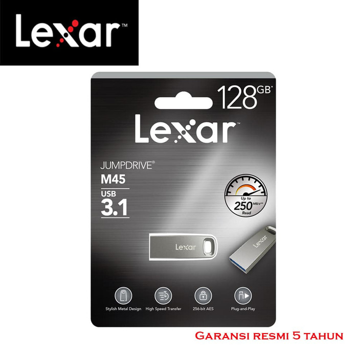 Lexar JumpDrive M45 USB Flashdisk / Flash Disk 128Gb USB 3.1