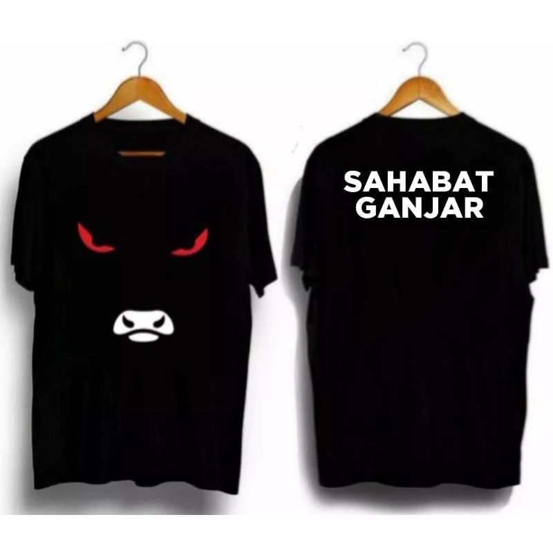 KAOS PDI PERJUANGAN SAHABAT GANJAR/KAOS DISTRO/KAOS PRIA/KAOS WANITA