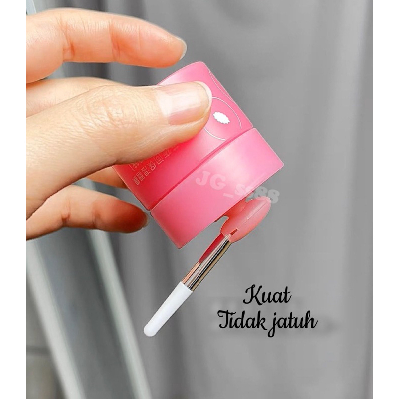 Brush aplikator lipstik eyeshadow aplikator silikon lembut