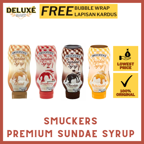 

SMUCKERS SYRUP Premium Sundae Syrup (567 gr) - Sirup Sundae Lezat
