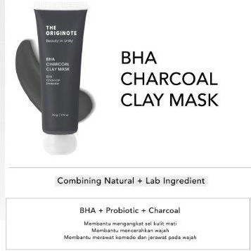 Originote Cerabiome Clay Mask | Originote Charcoal Clay Mask | Masker Wajah Originote