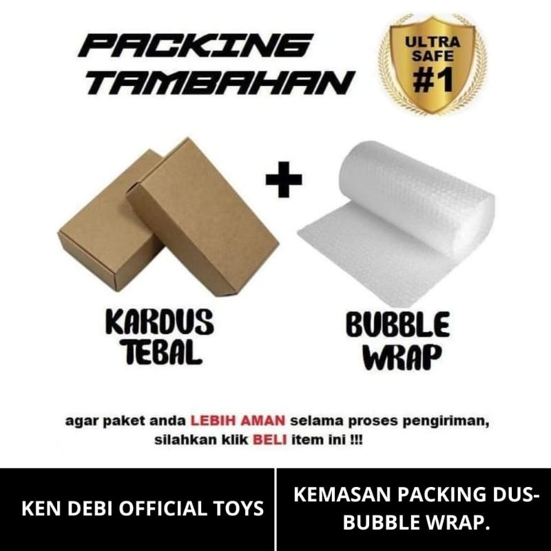 

OFFICIAL TOYS - Kemasan Tambahan PACKING KARDUS-BUBBLE WRAP