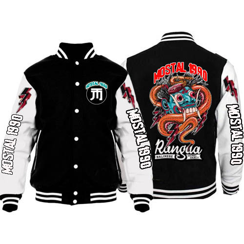 Jaket Varsity Pria Motif Sukajan Kucing Neko Anime Jepang / Jaket Baseball Pria Wanita Terbaru