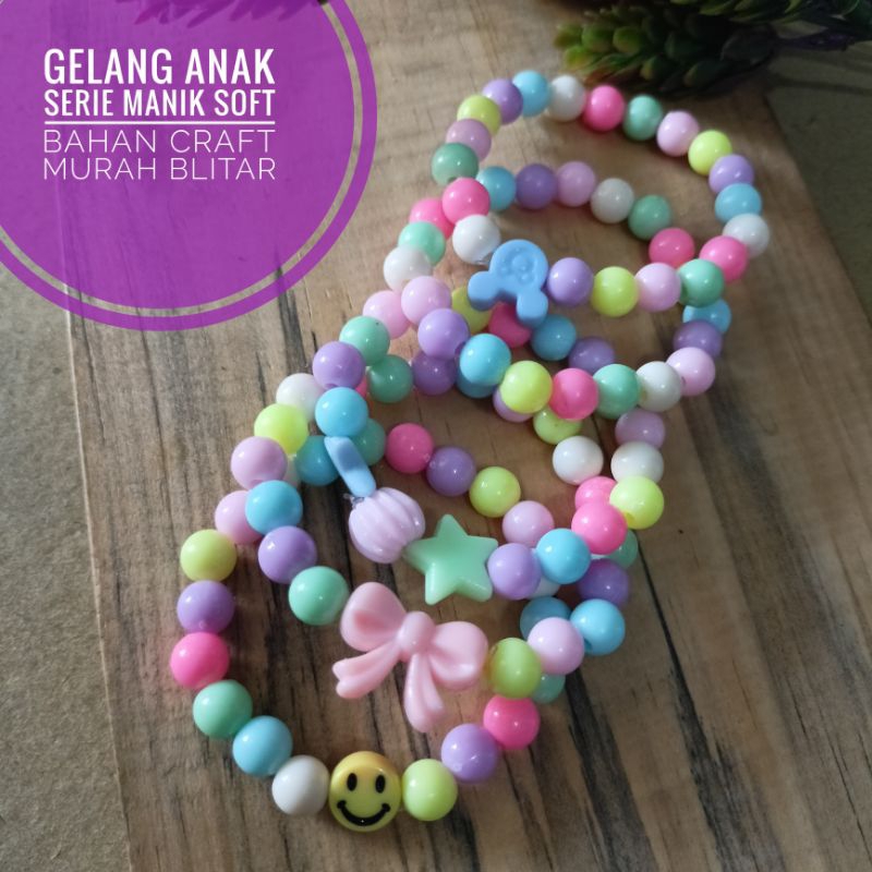 Gelang manik Beads/Bracelet Korea Liontin bunga