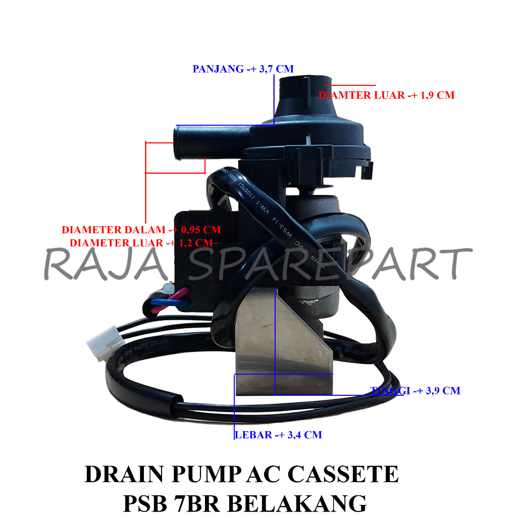 Drain Pump Air Conditioner (AC) CASSETE PSB-7 BR Belakang