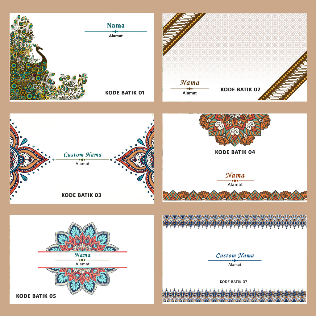 

Amplop Kondangan Custom Nama Isi 25 Lembar