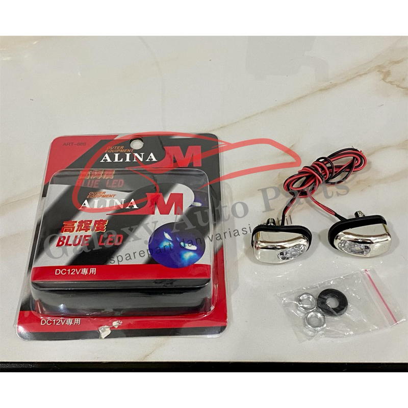 Nozzle nozle semprotan air wiper mobil universal variasi led