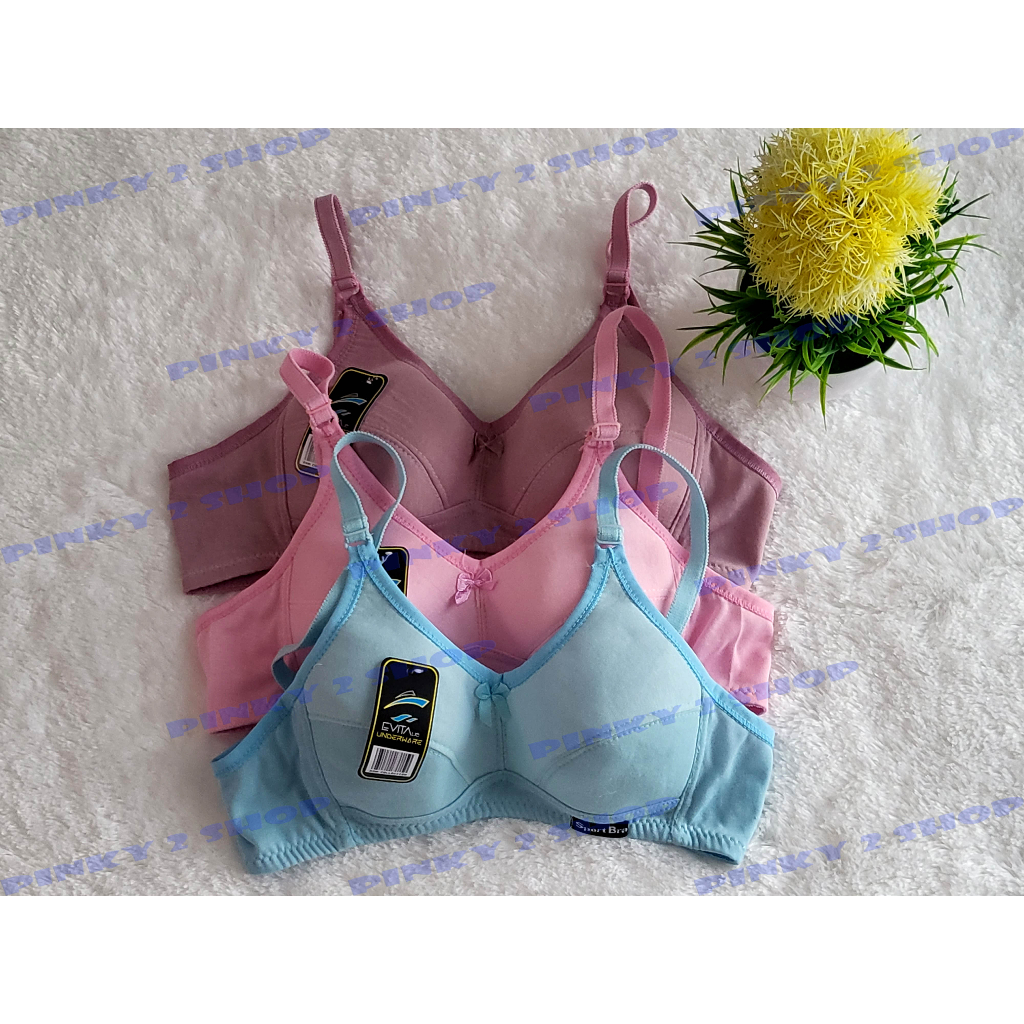 SPORTBRA REMAJA BH ABG POLOS TANPA BUSA SIZE 34 - 38