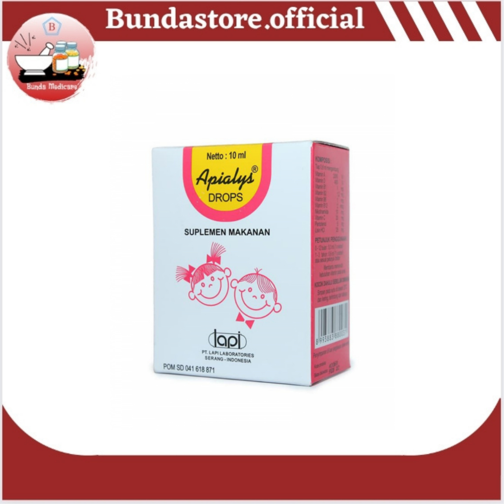 Vitamin Anak Apialys Drop 10ml Penambah Nafsu Makan