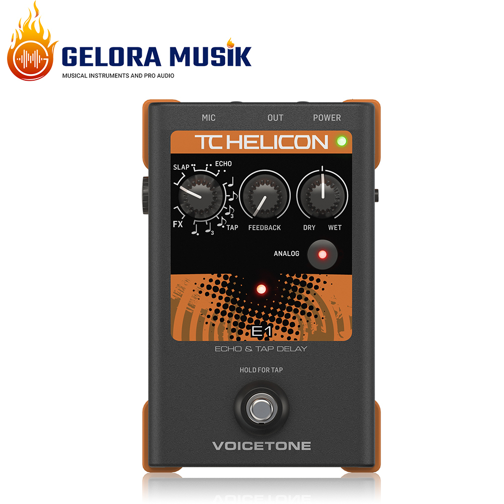 Efek Vokal Pedal TC Helicon Voicetone E1