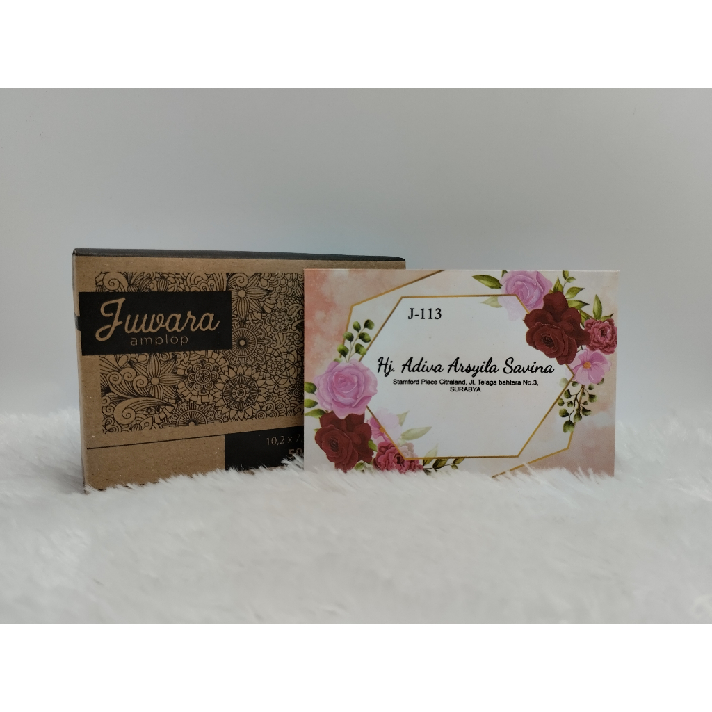 

Amplop Juwara J 113 Real Pict Isi 50 Lembar Tanpa Cetak