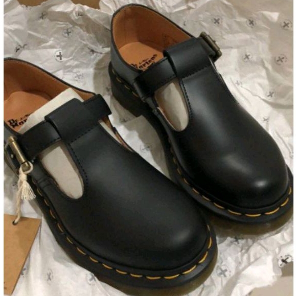 Preloved Dr Martens Polley Black Smooth Size 37