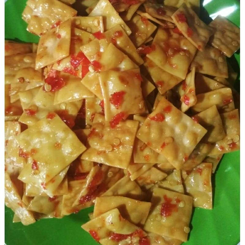 

KeripikPangsitMini/renyah/Gurih/danPedas/DijaminHALAL