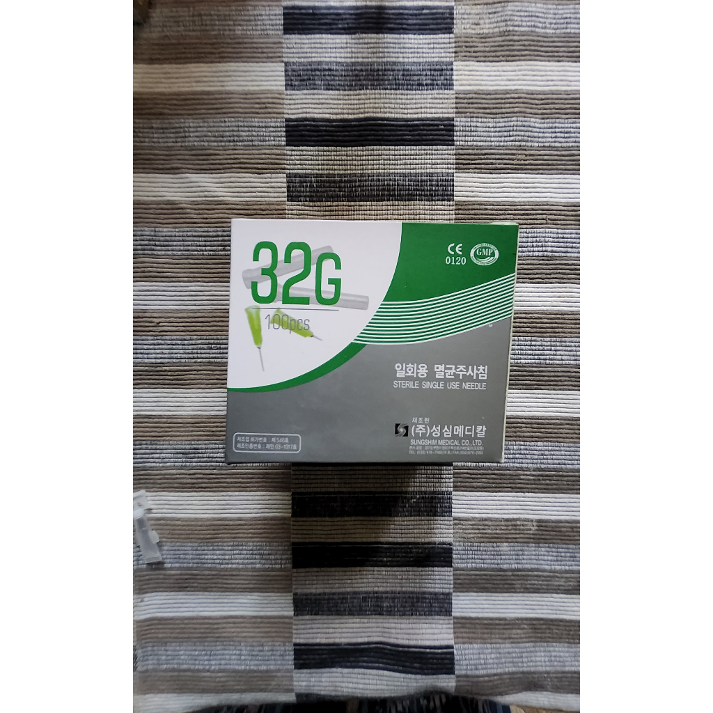 1 Box NEEDLE MESO 32GB 4MM 1 Box 34G 4MM 100 Buah Skinbooster Needle 32g 4 mm Mesoterapi Needle Skin Booster Botox