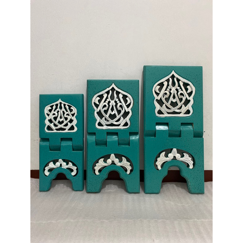 Rekal Al Quran Ukir Motif Iqro Masjid - Tosca