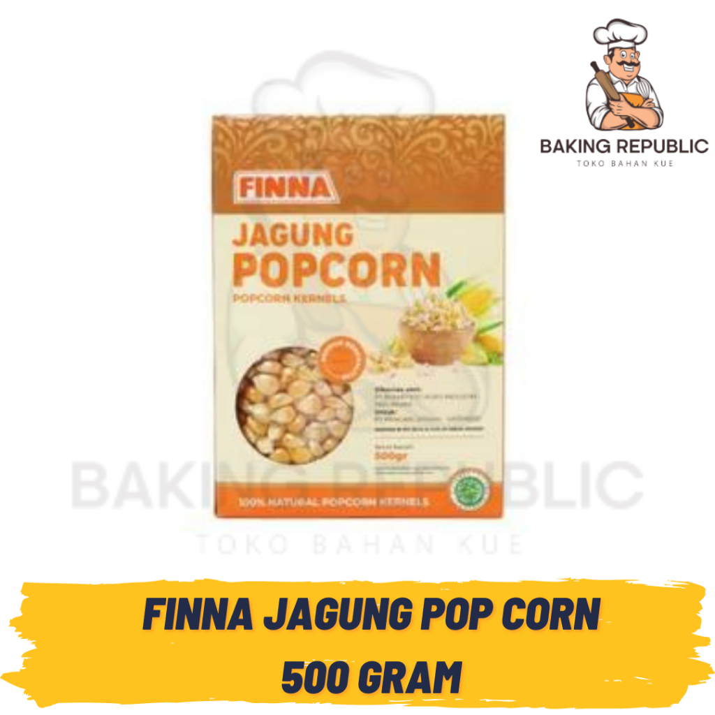 

FINNA JAGUNG POP CORN | KEMASAN PABRIK | 500 GRAM