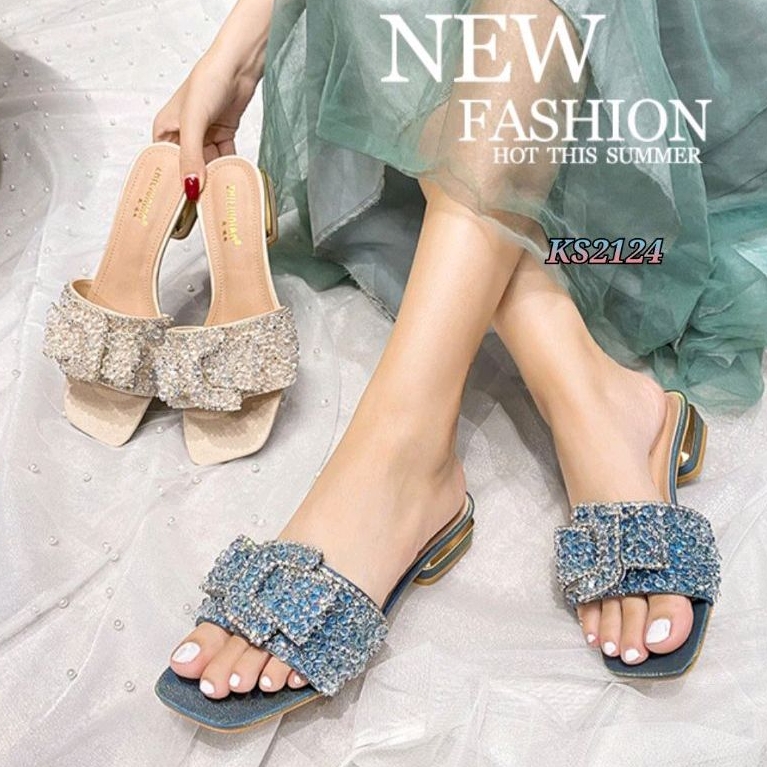 SANDAL PESTA DIAMOND SWAROVSKI KANOSUE KS2124 KS