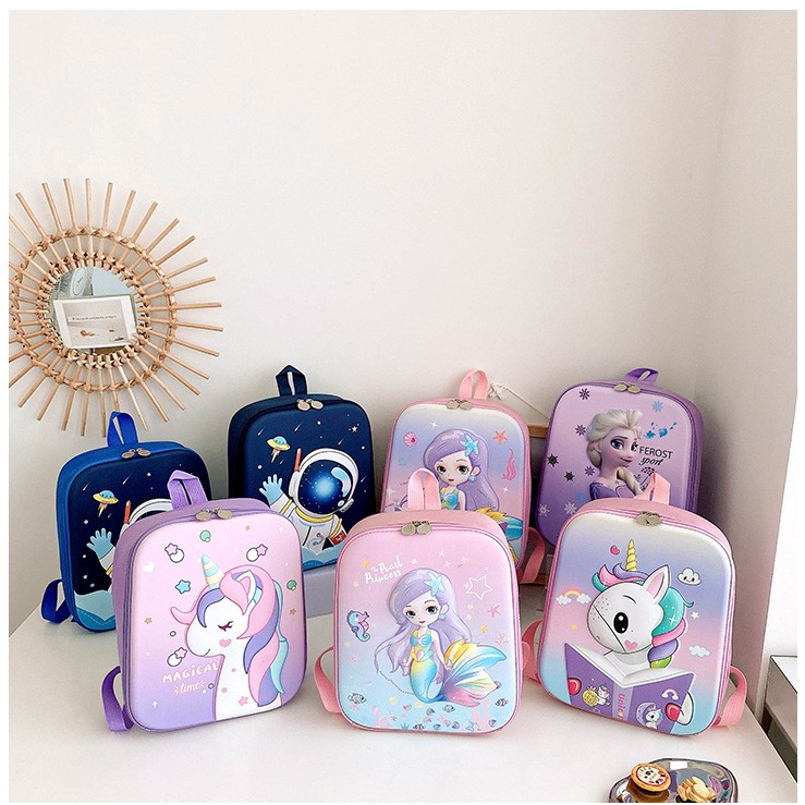 BJ57926 - UNICORNPURPLE/UNICORNPINK/MERMAID/LADY/ELSA/ASTRO TAS RANSEL ANAK SEKOLAH WANITA FASHION KOREA CHINA IMPORT MODIS ELEGAN TERMURAH TERLARIS TERBARU BAGSTORE JAKARTA TAS BATAM CR7926