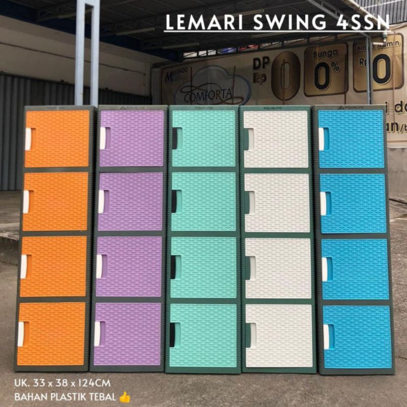 Lemari Fawsline 4 susun lemari model swing