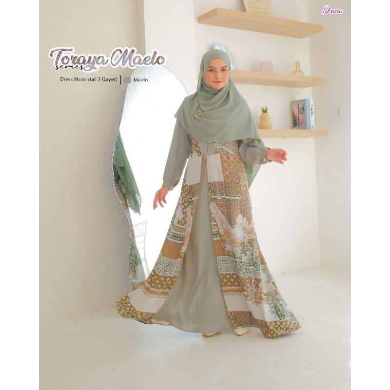 DZEERA TORAYA MAELO STYLE 3 / DRESS WANITA / GAMIS