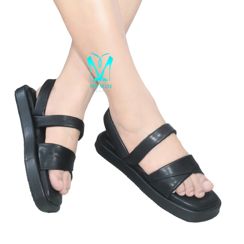 Mym2m Sandal Tali Wanita Platform Sandal Rasti