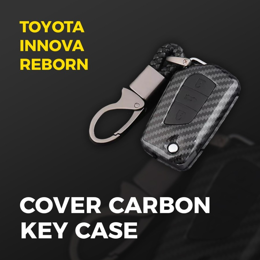 Casing Kunci Cover Toyota New Innova Reborn Hard Case HITAM