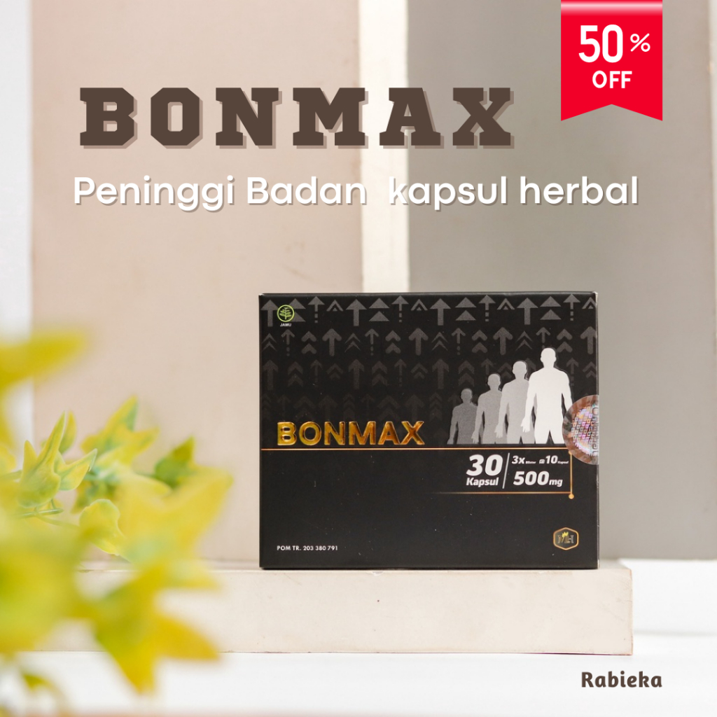 bonmax kapsul peninggi badan herbal