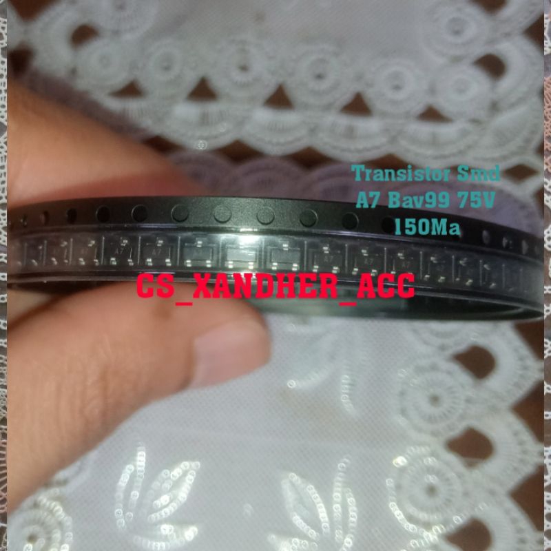 Transistor Smd A7 Bav99 Voltec 75V - 215Ma s/d 150Ma