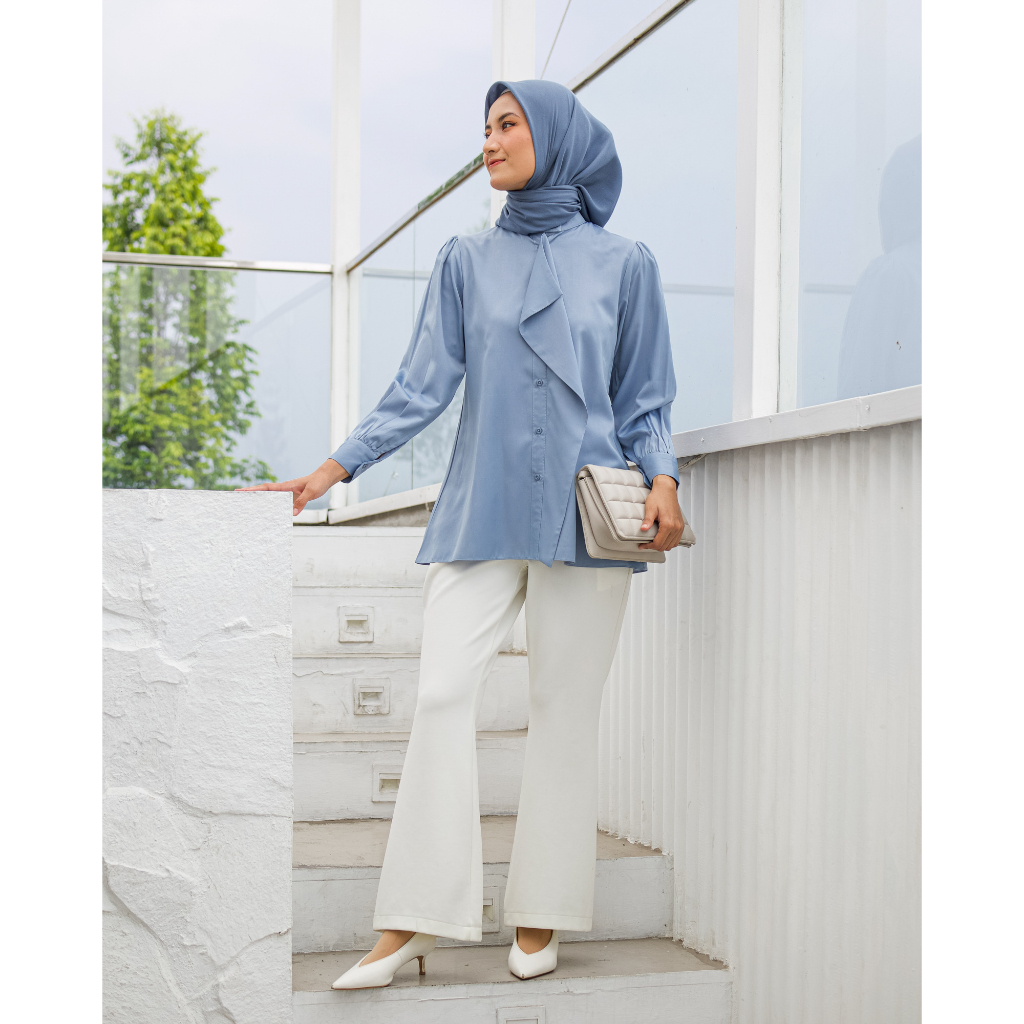 tyg Alya Pants Minor Defect Zysku Xena Celana Panjang Kantor Wanita Flare Cutbray Scuba AST