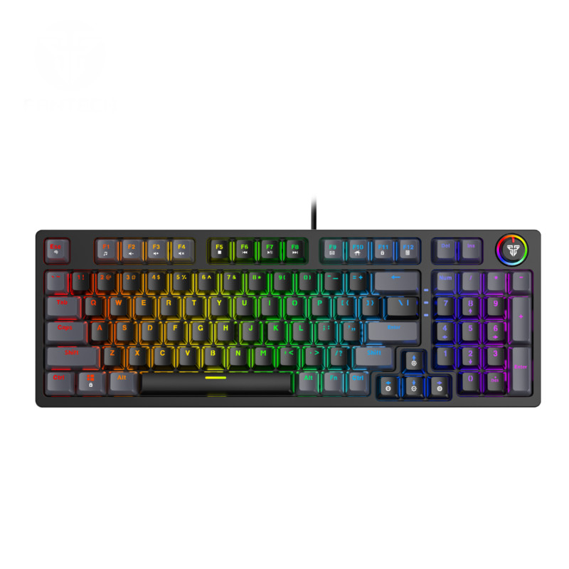 Fantech Atom96 MK890 RGB Gaming Mechanical Keyboard Full Size - Black