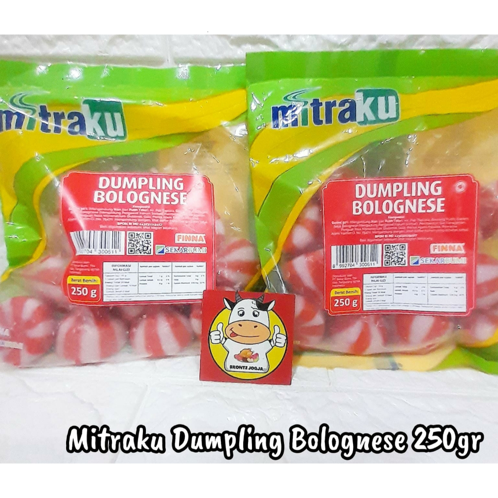 

MITRAKU DUMPLING BOLOGNESE 250GR - FROZEN FOOD - BRONTZ JOGJA