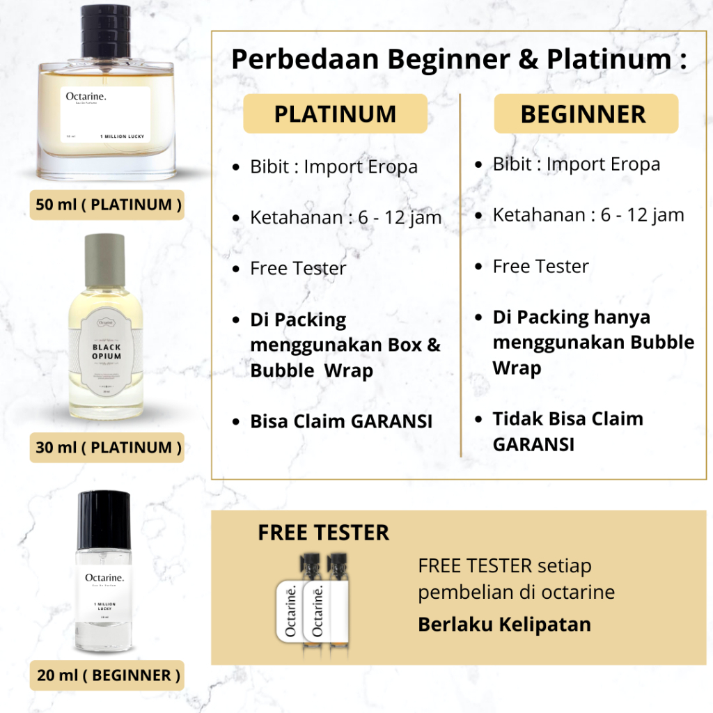 Octarine - Parfum Pria Tahan Lama Aroma Fresh Maskulin BEST SELLER MEN | Eau De Parfume Farfum Perfume Minyak Wangi Cowok Cewek Murah Original