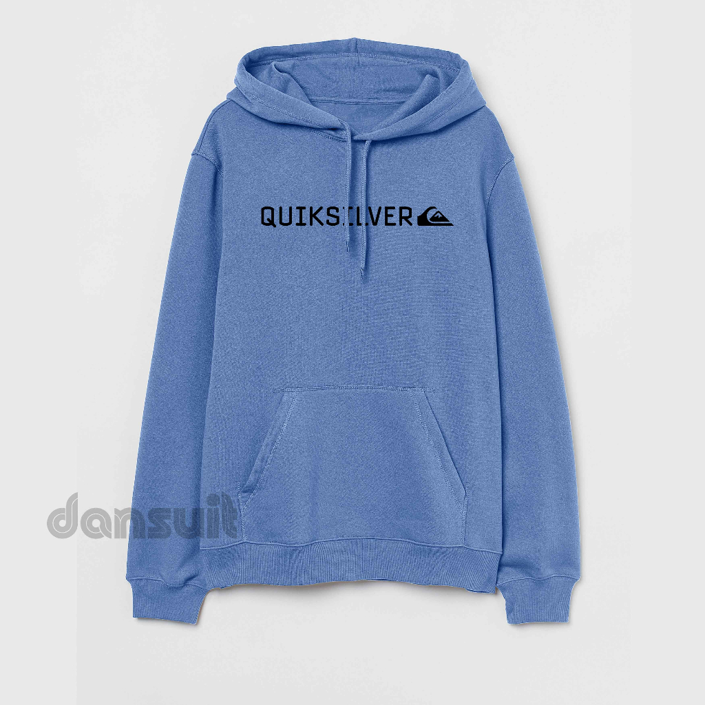 Sweater Hoodie Pria/Wanita Size M - XXXL Hoodie Pria Motif Sablon QUIKSILVER Bahan Tebal Premium