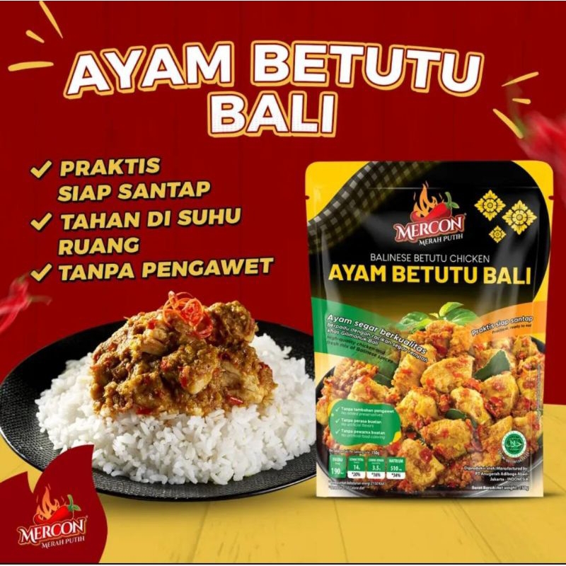 

mercon merahputih ayam betutu bali 150gr