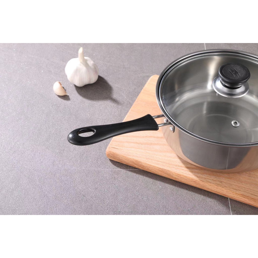 Panci Susu Milk Pot Stainless 16cm 18cm Panci Susu Panci Mie Panci Serbaguna Panci Stainless