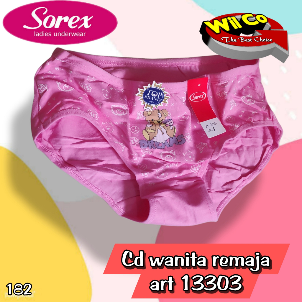 K182 - CELANA DALAM REMAJA CD WANITA PAKAIAN DALAM REMAJA SOREX FREE SIZE