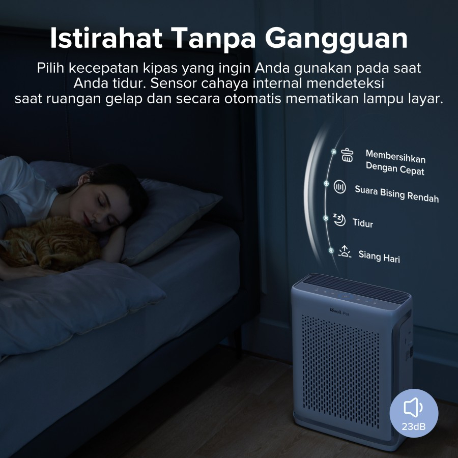 Levoit Vital 100S Air Purifier Pet Care True HEPA Filter Garansi Resmi