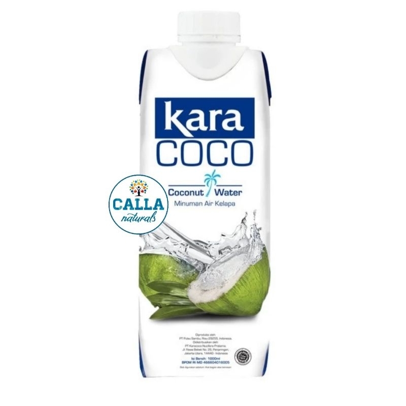 

KARA 100% PURE COCONUT WATER 1 Liter / 1000 ml | AIR KELAPA ASLI MURNI